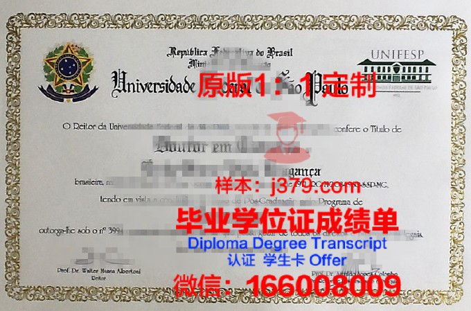 巴拉那联邦大学diploma证书(巴西巴拉那联邦大学)