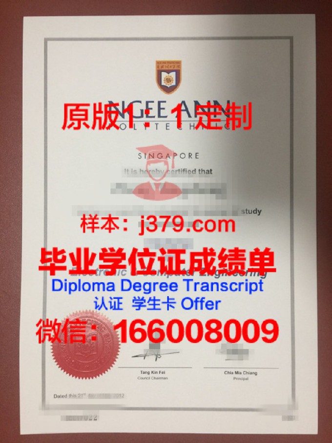 新加坡本科毕业证图片(新加坡本科毕业证样本)